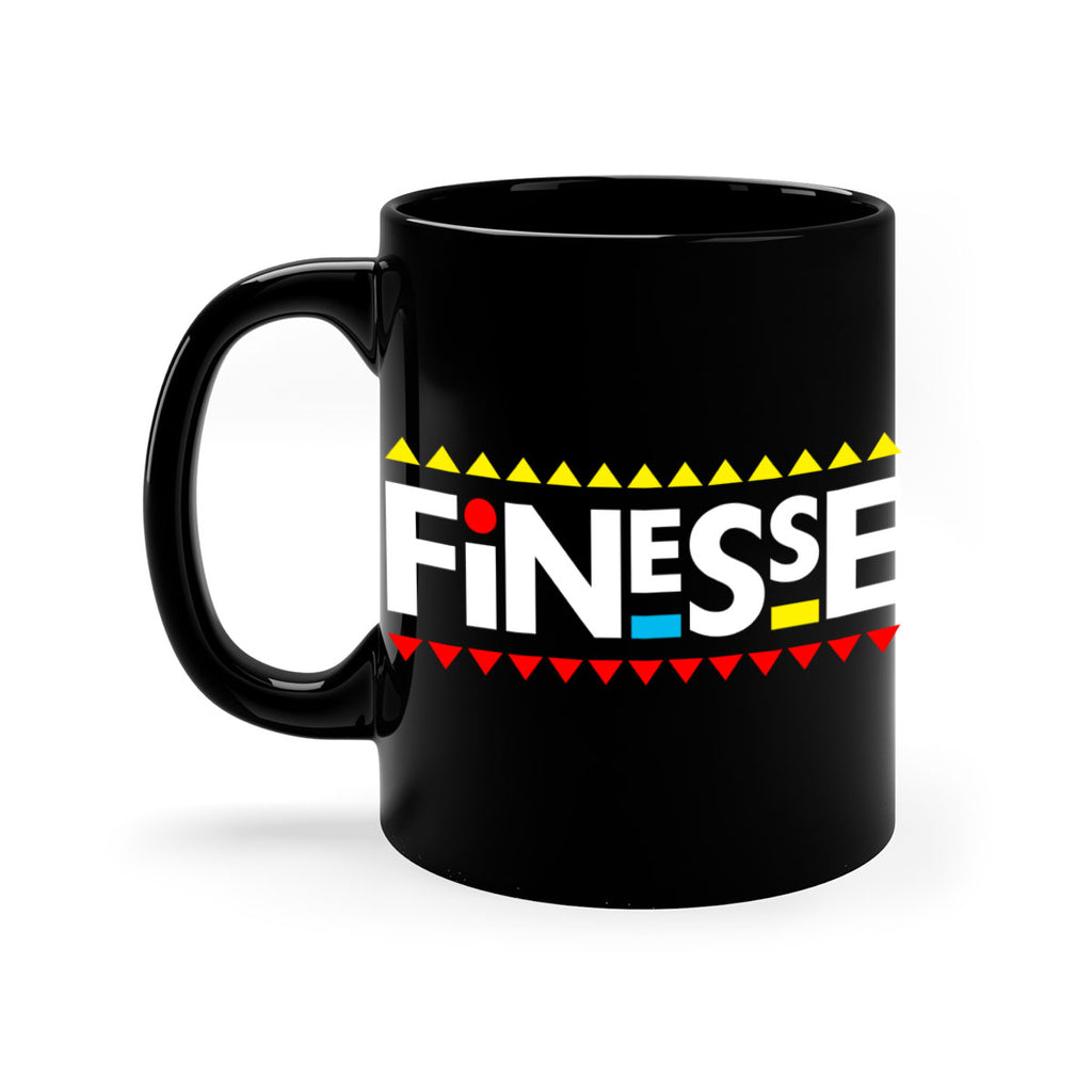 finesse 155#- black words - phrases-Mug / Coffee Cup