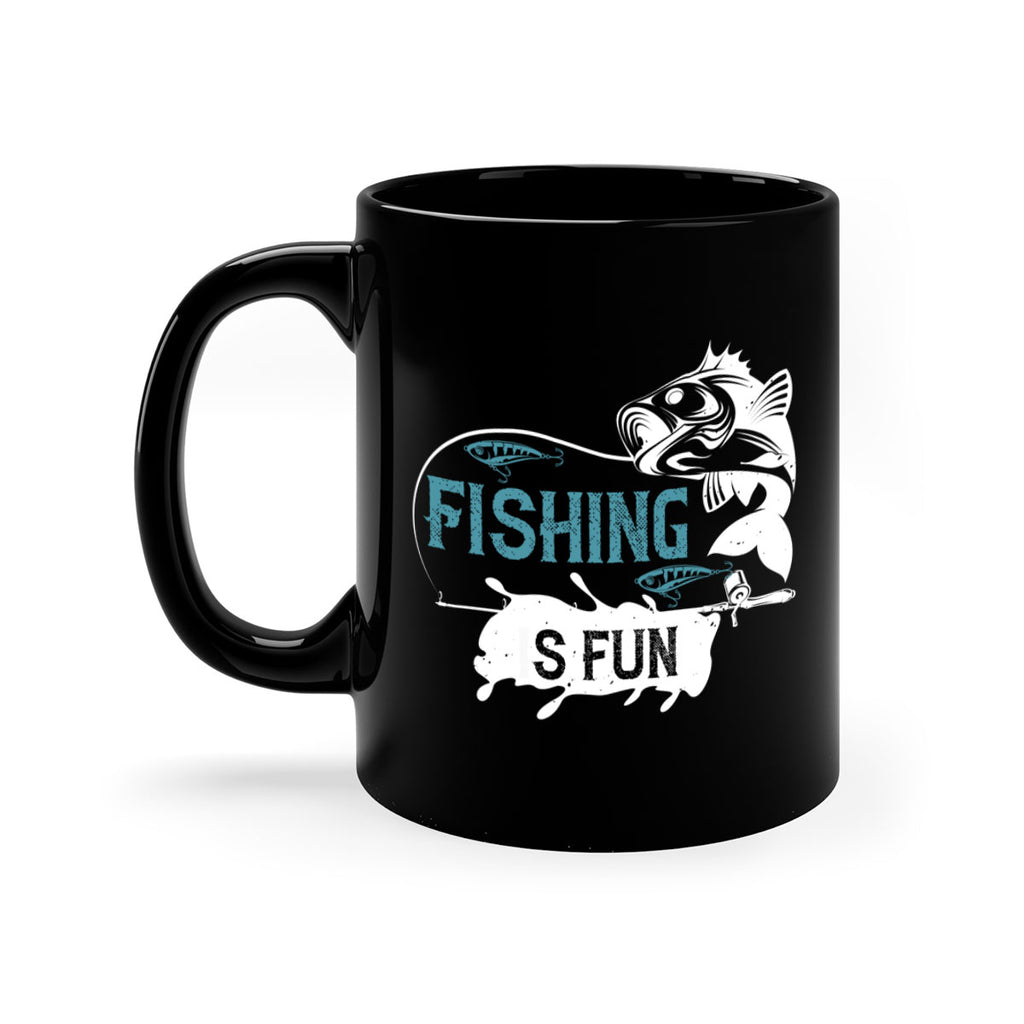 fishing is fun 274#- fishing-Mug / Coffee Cup
