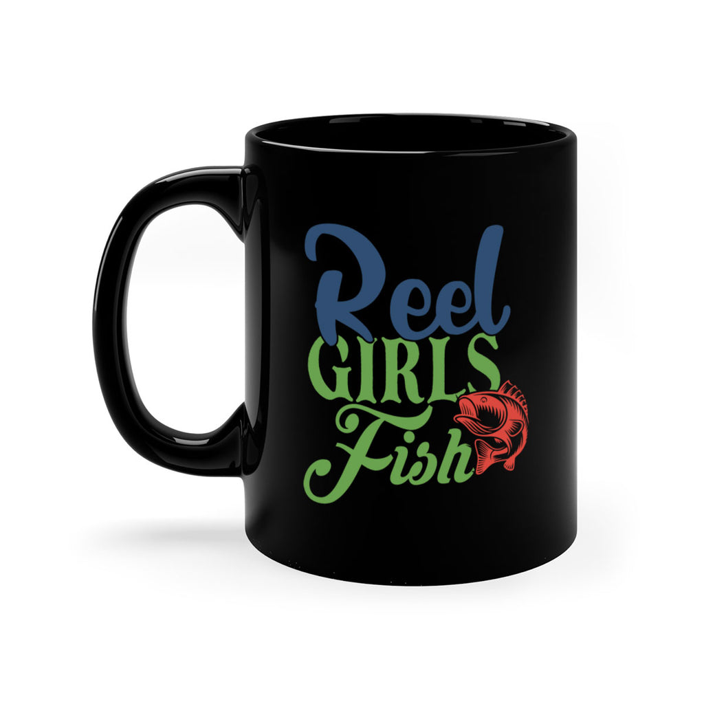 reel girls fish 199#- fishing-Mug / Coffee Cup