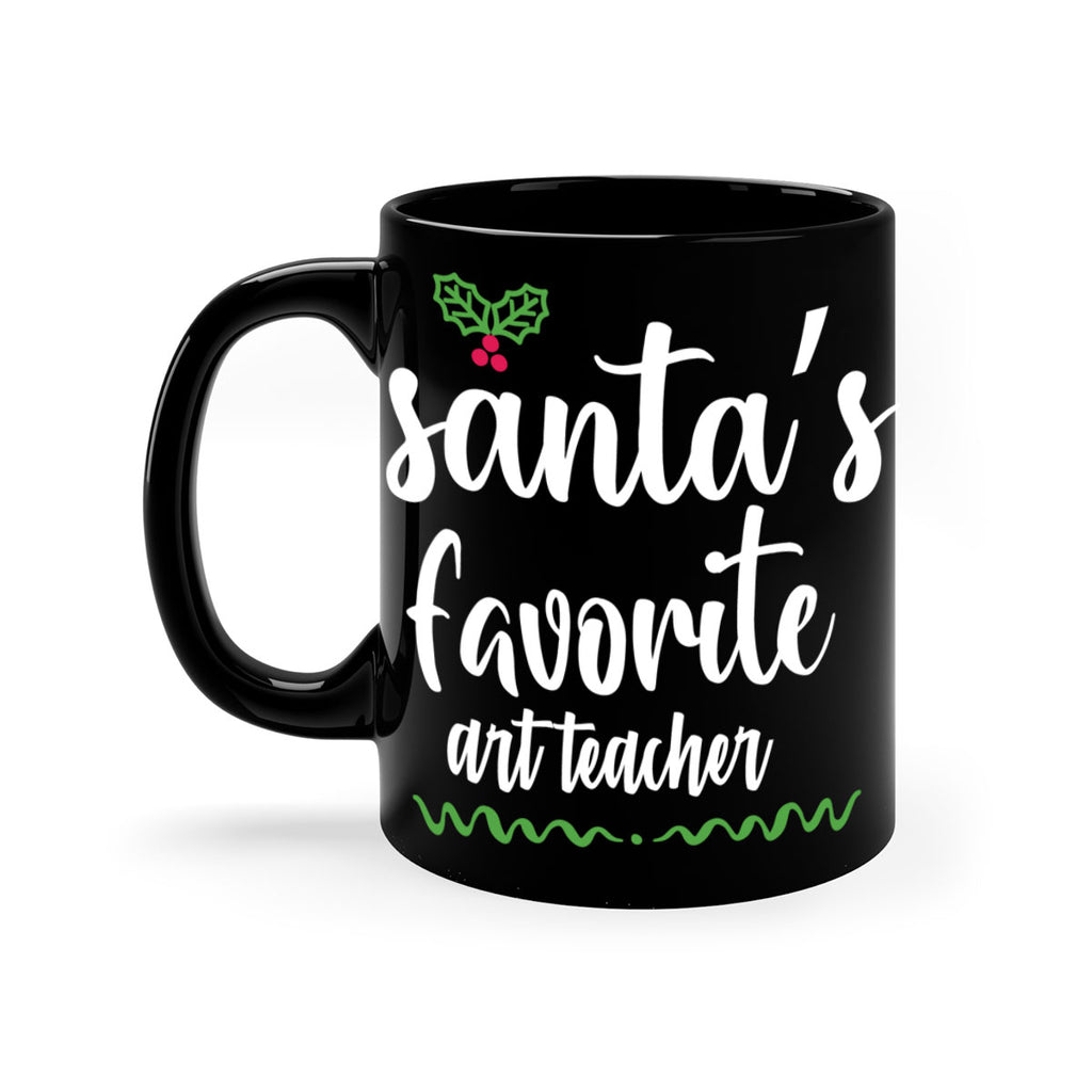 santa's favorite art teacher style 612#- christmas-Mug / Coffee Cup
