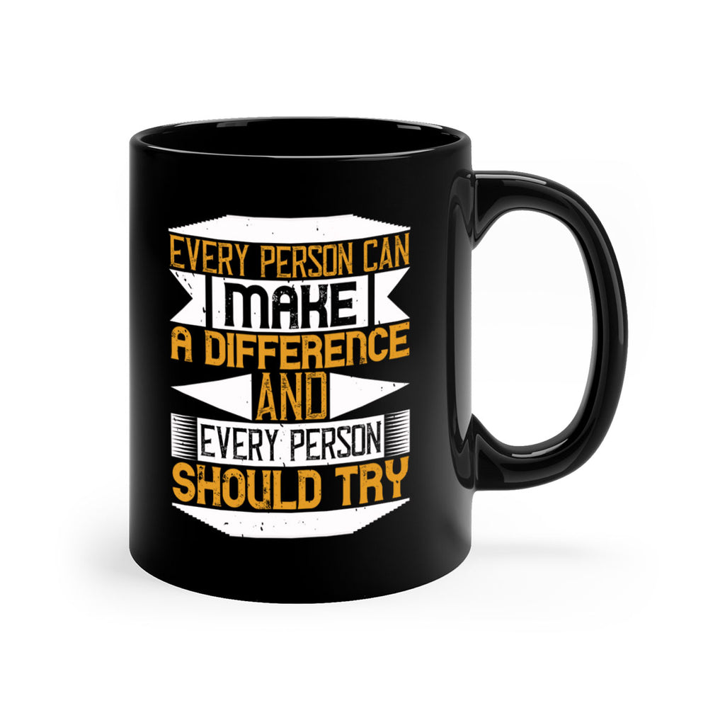 Every person can make a difference and every person should try Style 3#-Volunteer-Mug / Coffee Cup