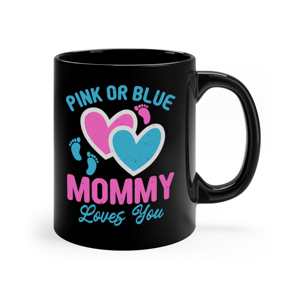 Pink or blue mommy loves you Style 180#- baby2-Mug / Coffee Cup