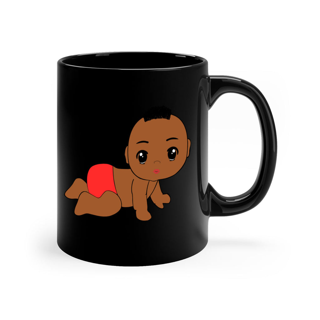 black baby boy 5#- Black men - Boys-Mug / Coffee Cup