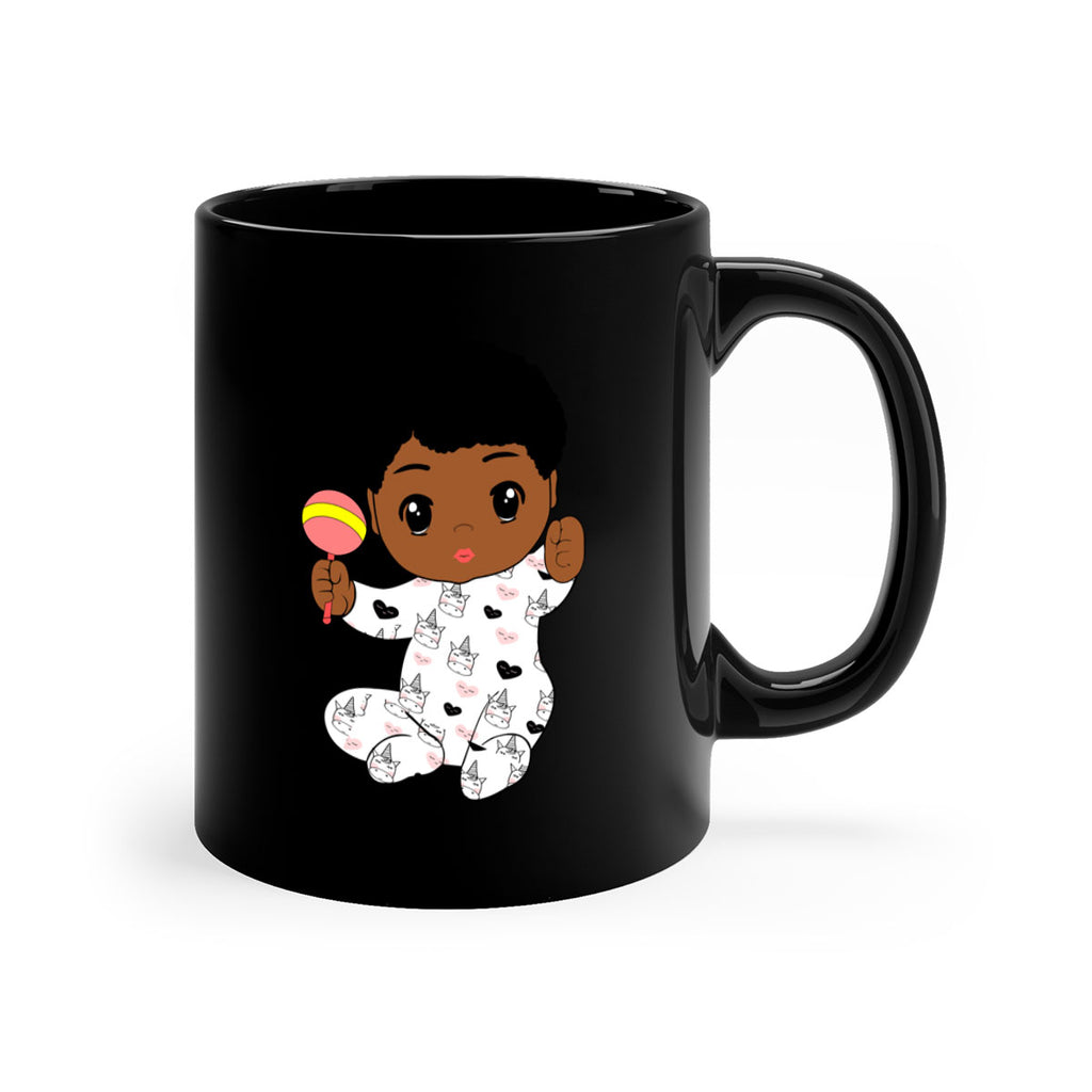 black baby boy 7#- Black men - Boys-Mug / Coffee Cup