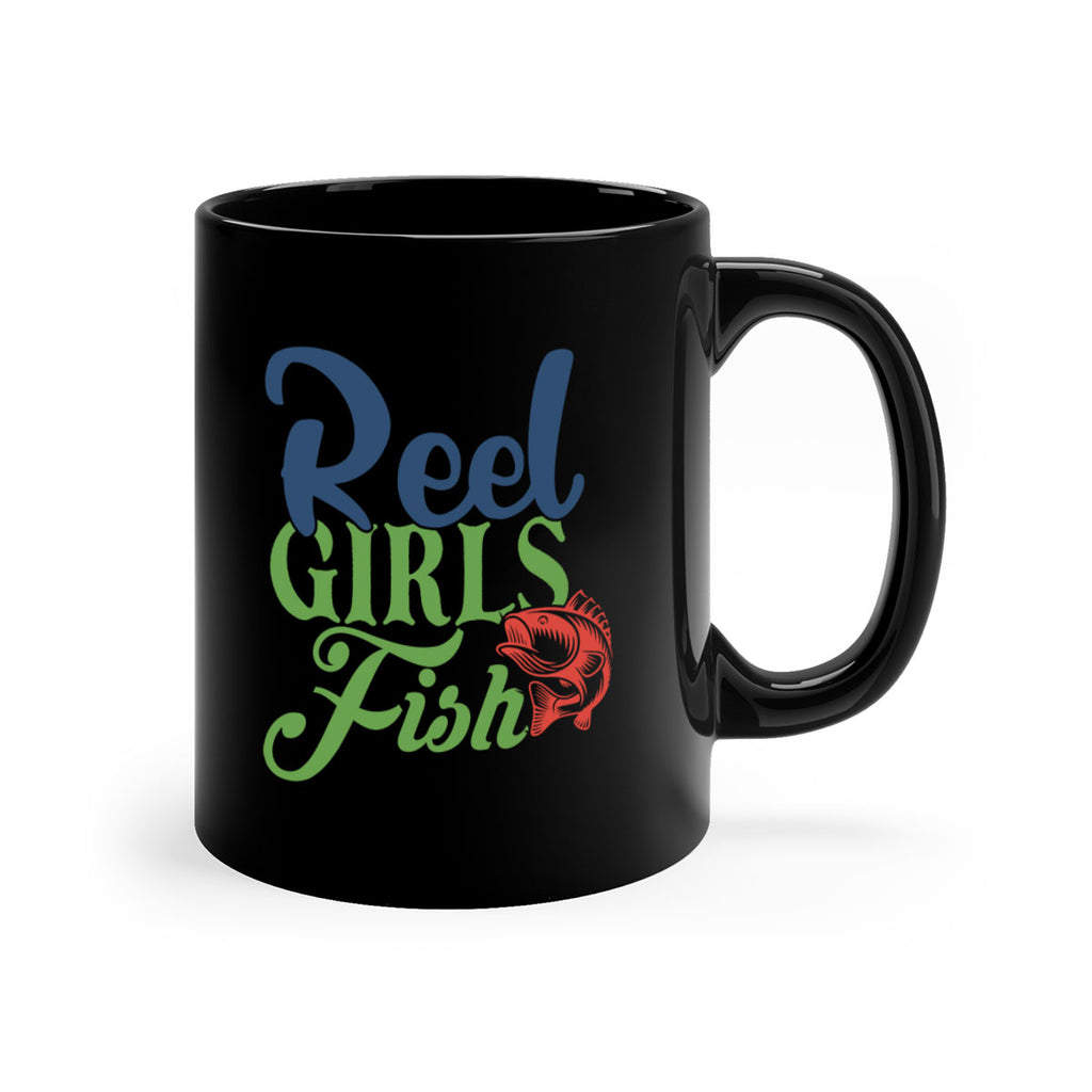 reel girls fish 199#- fishing-Mug / Coffee Cup