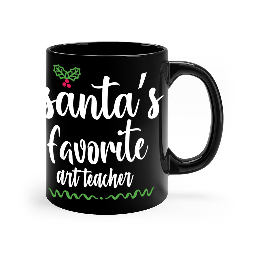 santa's favorite art teacher style 612#- christmas-Mug / Coffee Cup