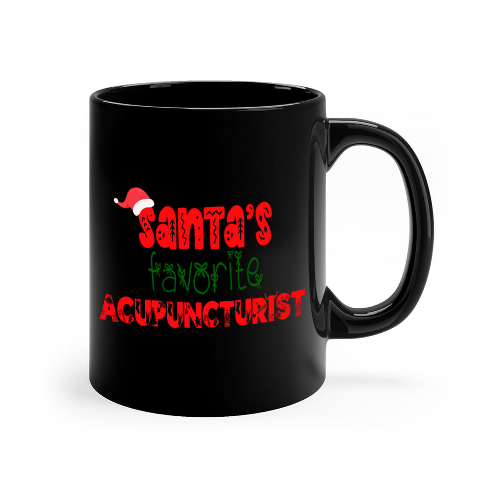 santas favorite acupuncturist style 621#- christmas-Mug / Coffee Cup