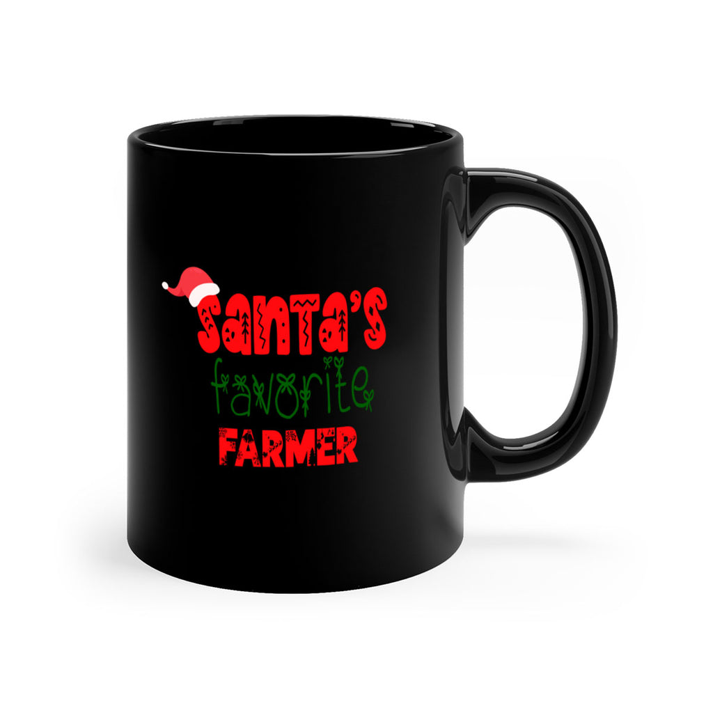 santas favorite farmer style 812#- christmas-Mug / Coffee Cup
