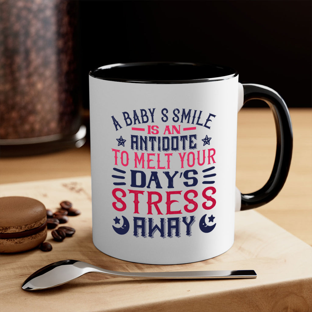 A baby’s smile is an antidote to melt your day’s stress away Style 135#- baby2-Mug / Coffee Cup