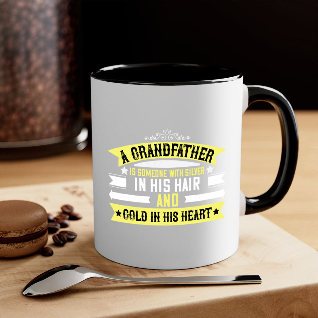 A grandfather is someone with silver 88#- grandpa-Mug / Coffee Cup