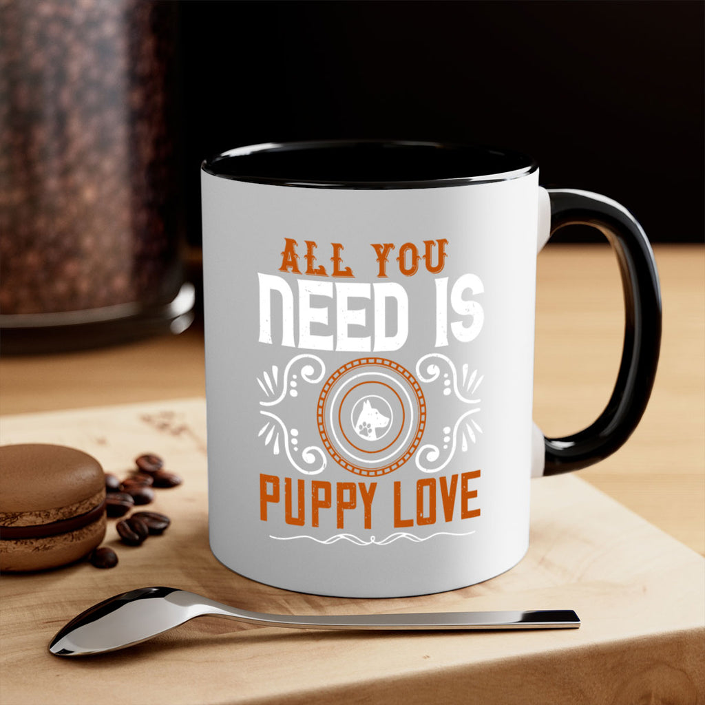 All you need is puppy love Style 155#- Dog-Mug / Coffee Cup