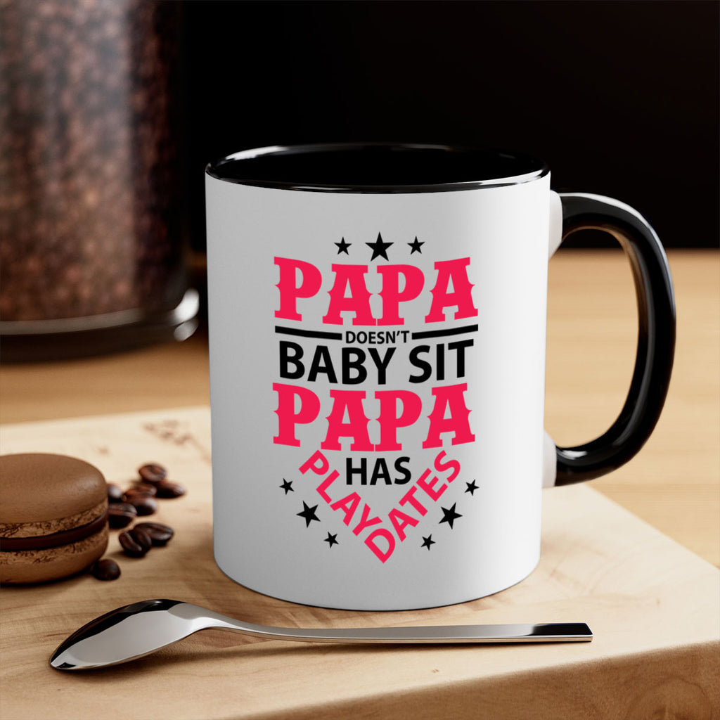 Papa Doesnt baby sit papa 117#- grandpa-Mug / Coffee Cup