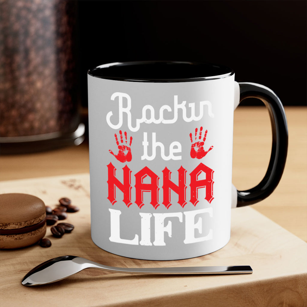 Rockin the nana life 2#- grandma-Mug / Coffee Cup