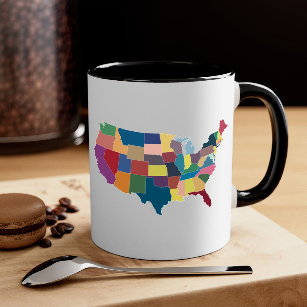 Separate Color Map Style 73#- 4th Of July-Mug / Coffee Cup