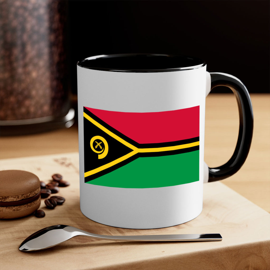 Vanuatu 7#- world flag-Mug / Coffee Cup
