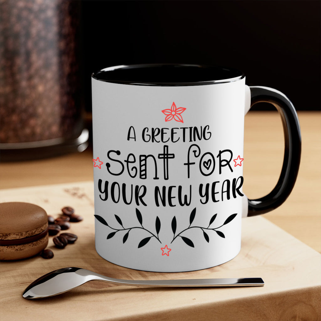 a greeting sent for your new year style 40#- christmas-Mug / Coffee Cup