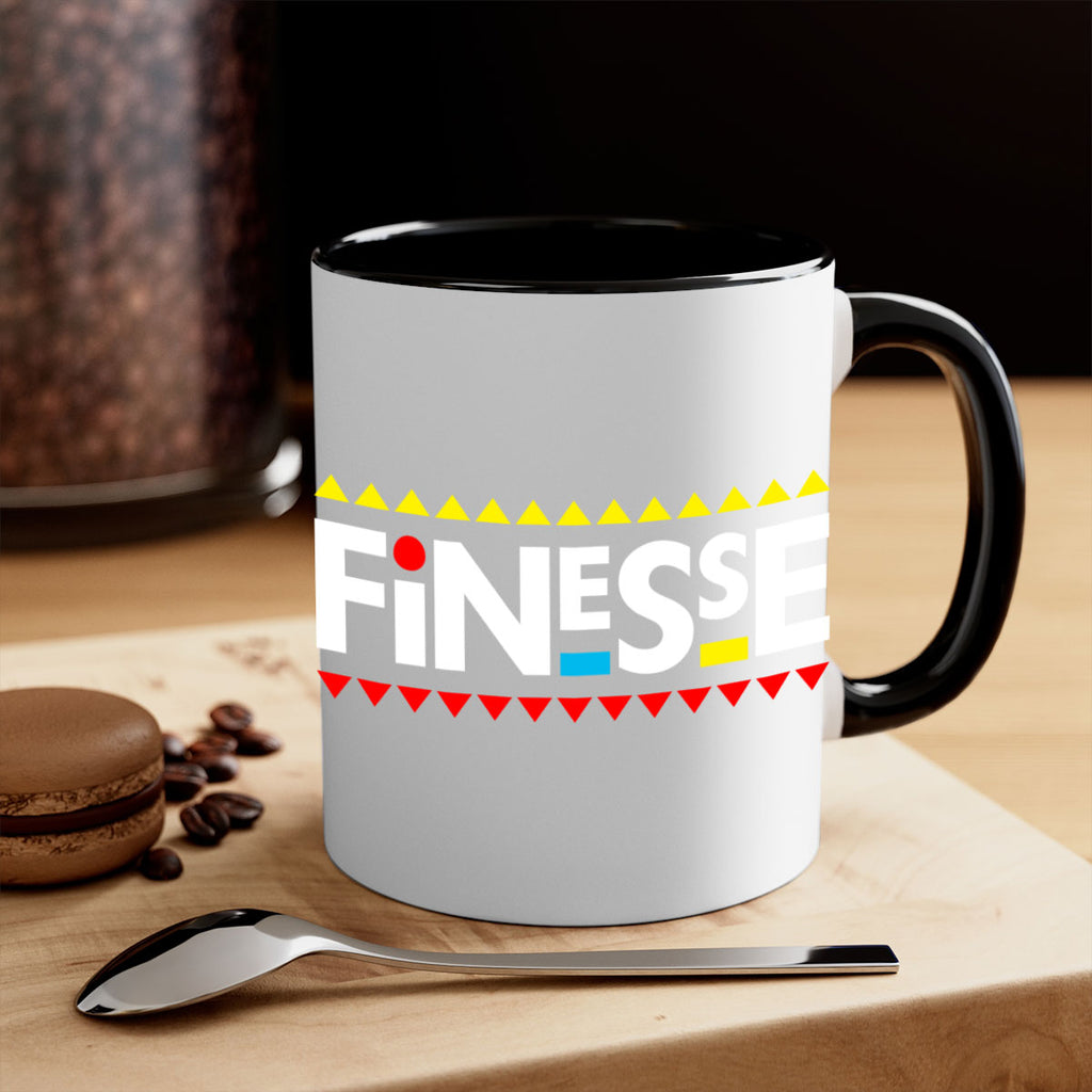 finesse 155#- black words - phrases-Mug / Coffee Cup