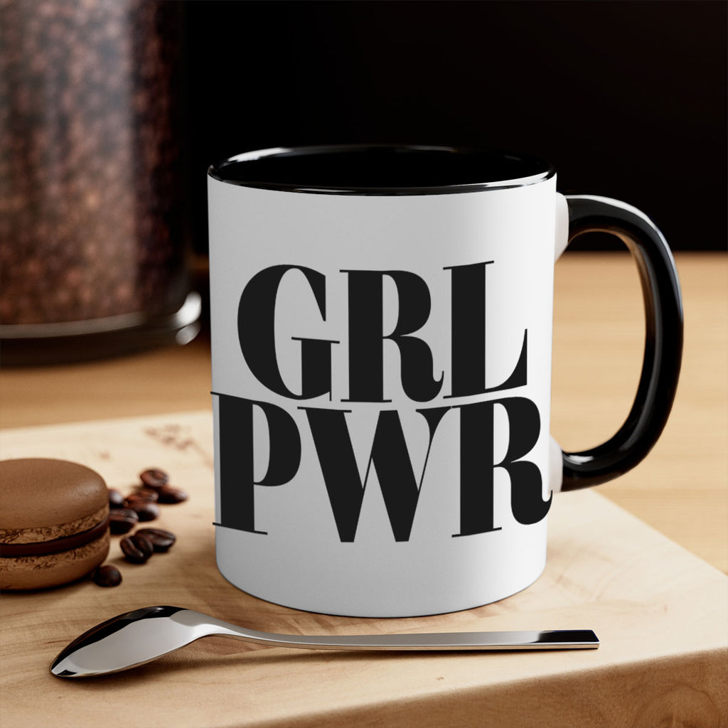 grl pwr 141#- black words - phrases-Mug / Coffee Cup