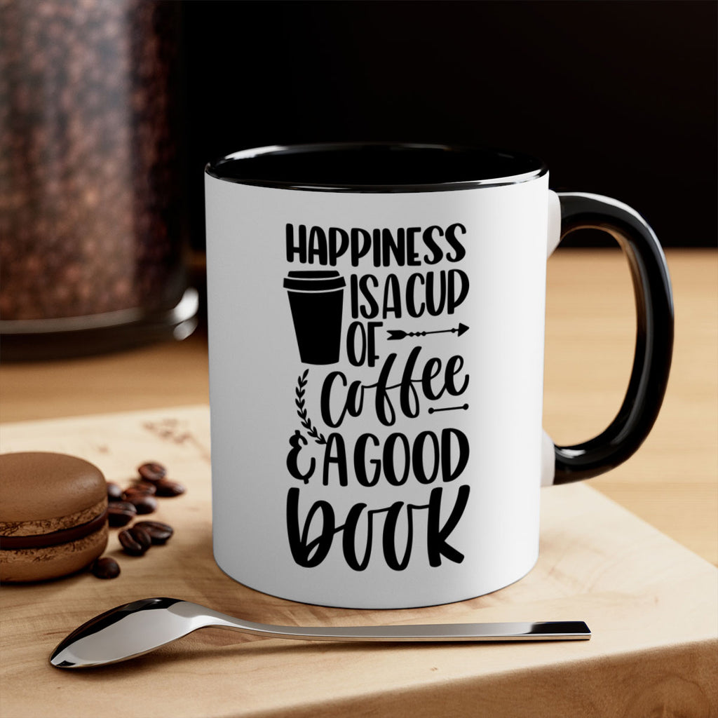 happiness is a cup of coffee 39#- Reading - Books-Mug / Coffee Cup