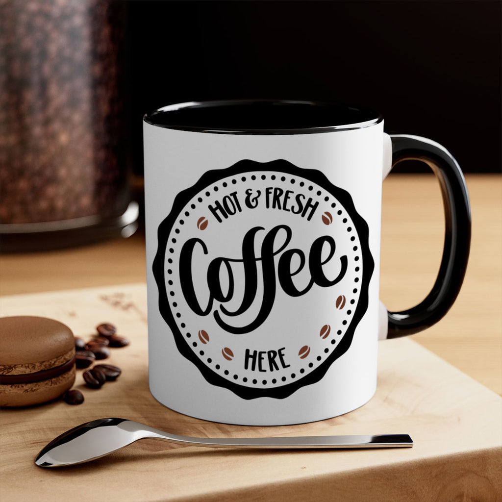 hot fresh coffee here 113#- coffee-Mug / Coffee Cup