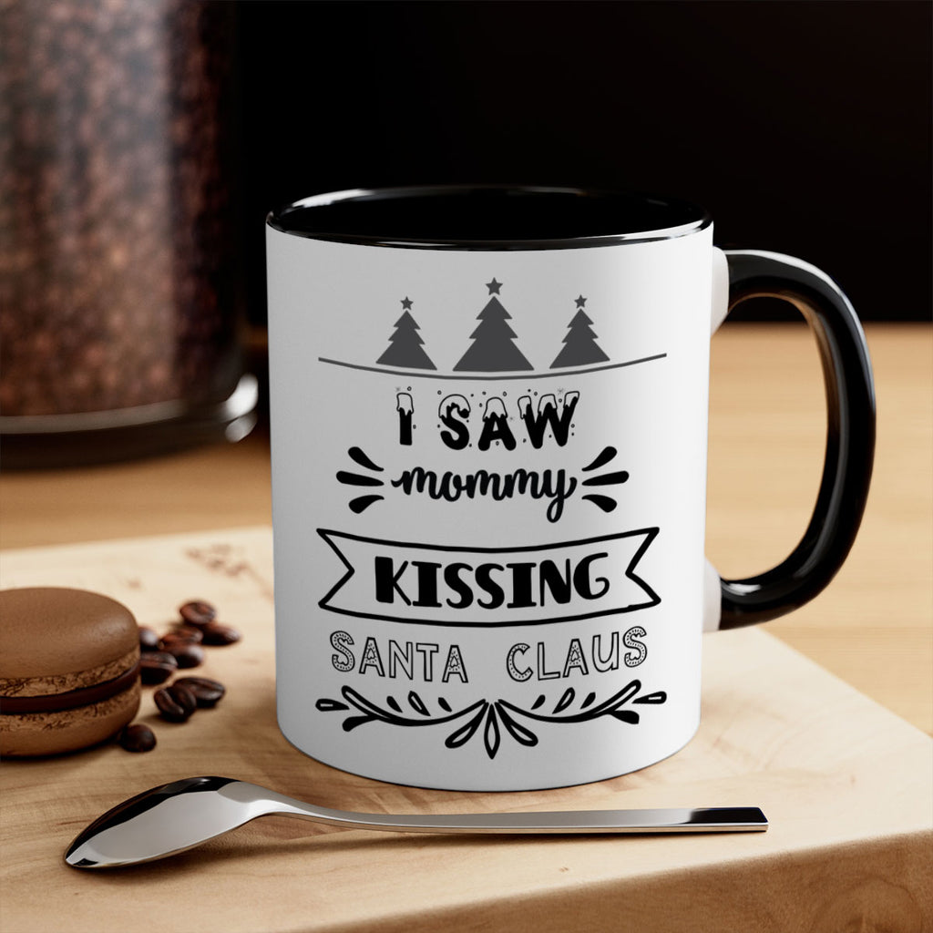 i saw mommy kissing santa claus style 345#- christmas-Mug / Coffee Cup