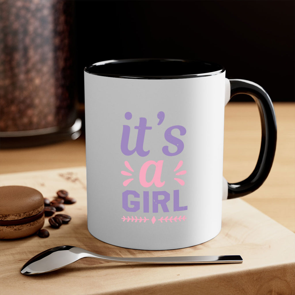 its a girl Style 32#- baby shower-Mug / Coffee Cup