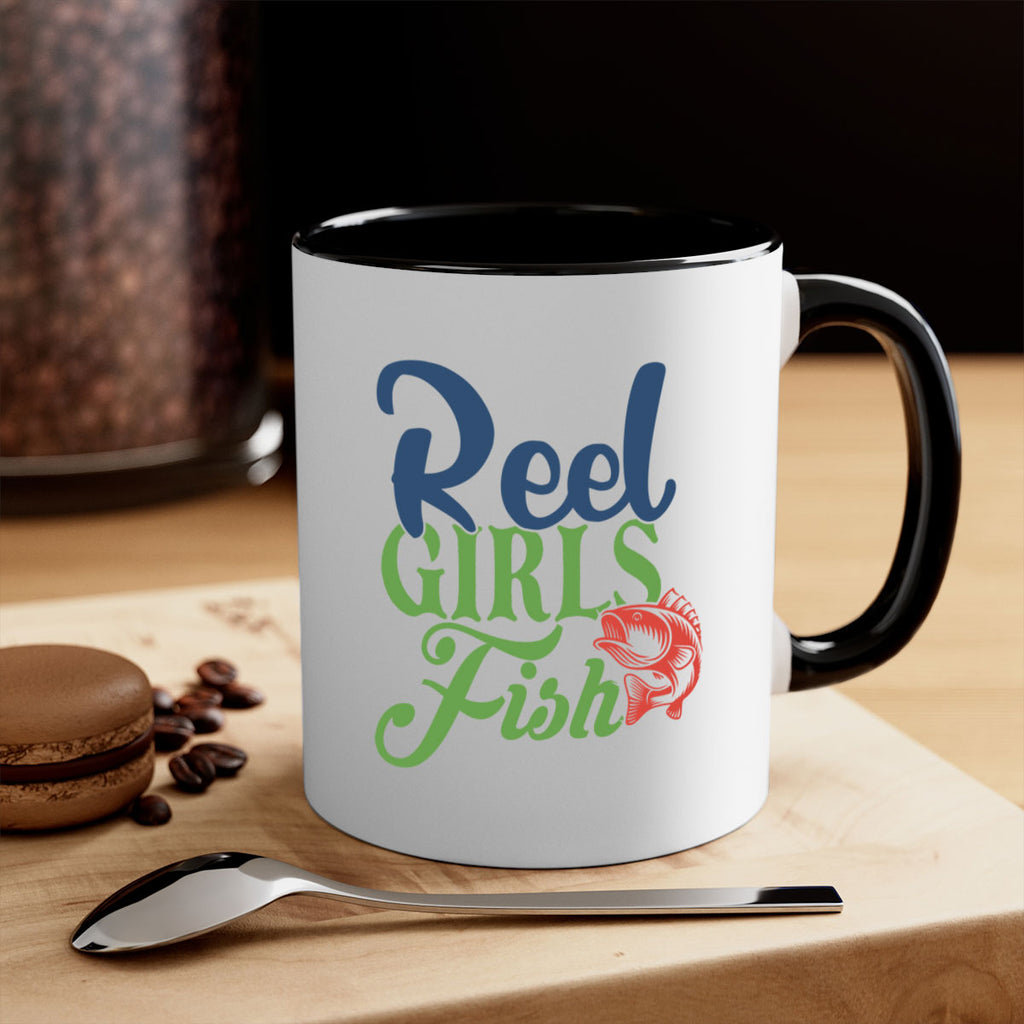 reel girls fish 199#- fishing-Mug / Coffee Cup