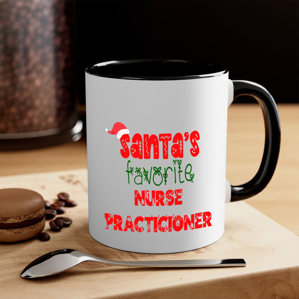 santas favorite nurse practicioner style 978#- christmas-Mug / Coffee Cup