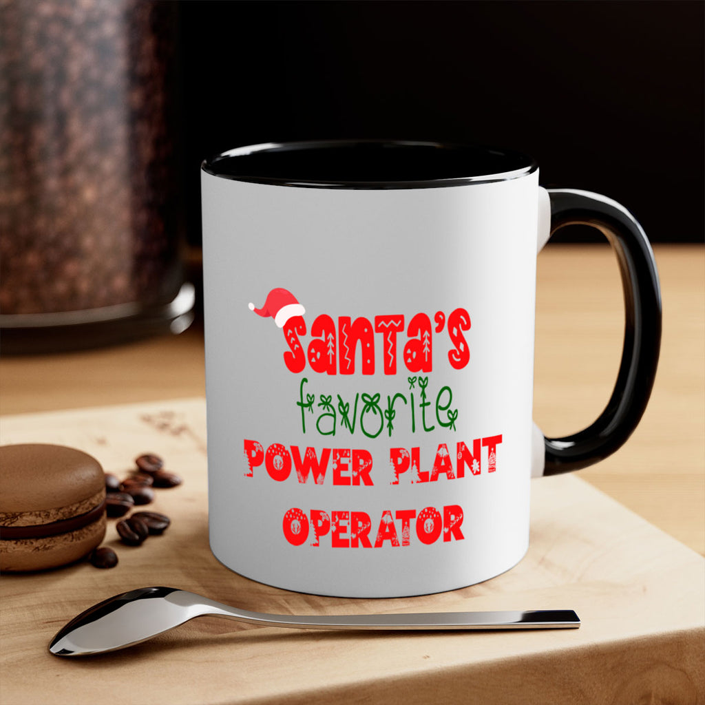 santas favorite power plant operator style 1033#- christmas-Mug / Coffee Cup