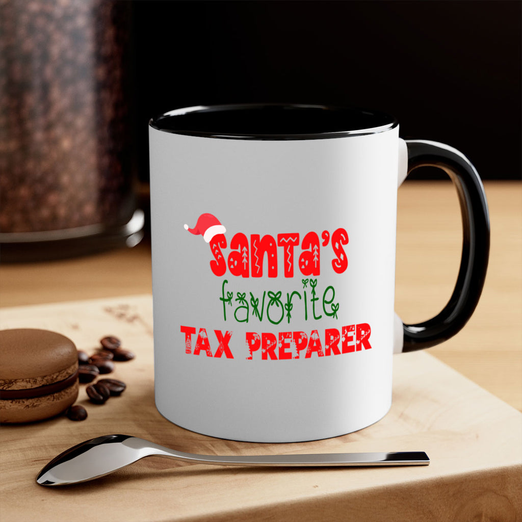 santas favorite tax preparer style 1114#- christmas-Mug / Coffee Cup