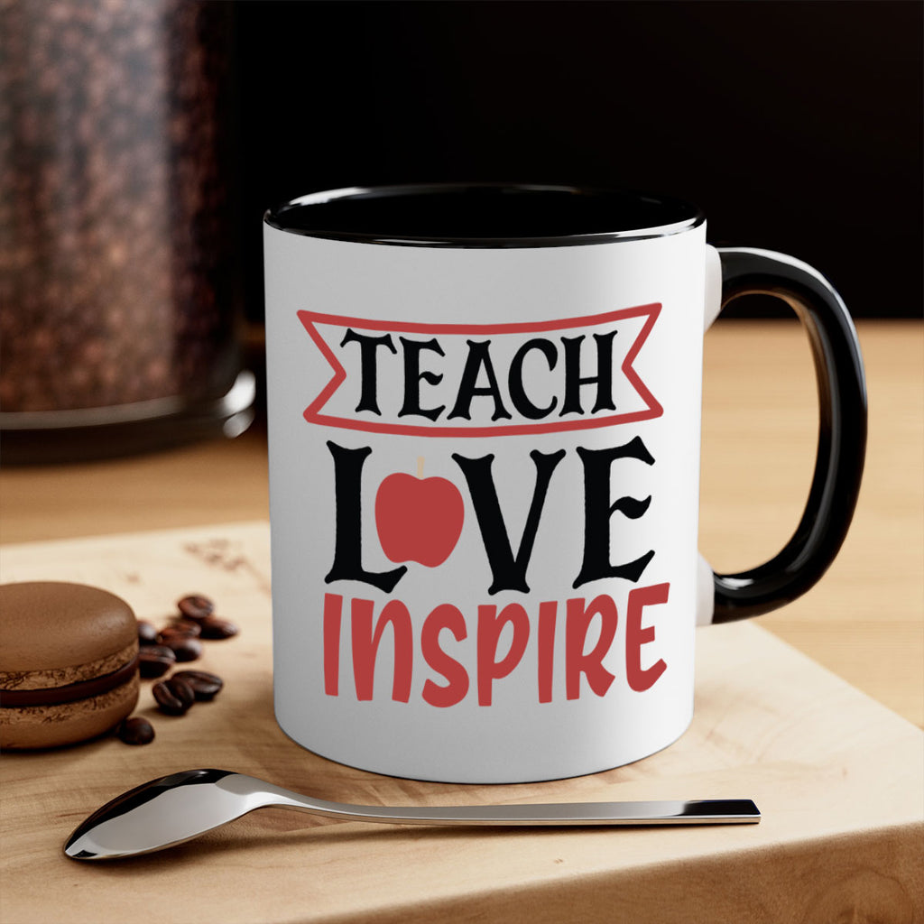 teach love inspre Style 147#- teacher-Mug / Coffee Cup