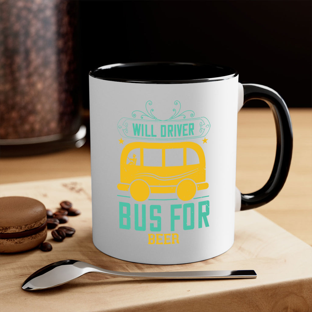will driver bus for beer Style 6#- bus driver-Mug / Coffee Cup