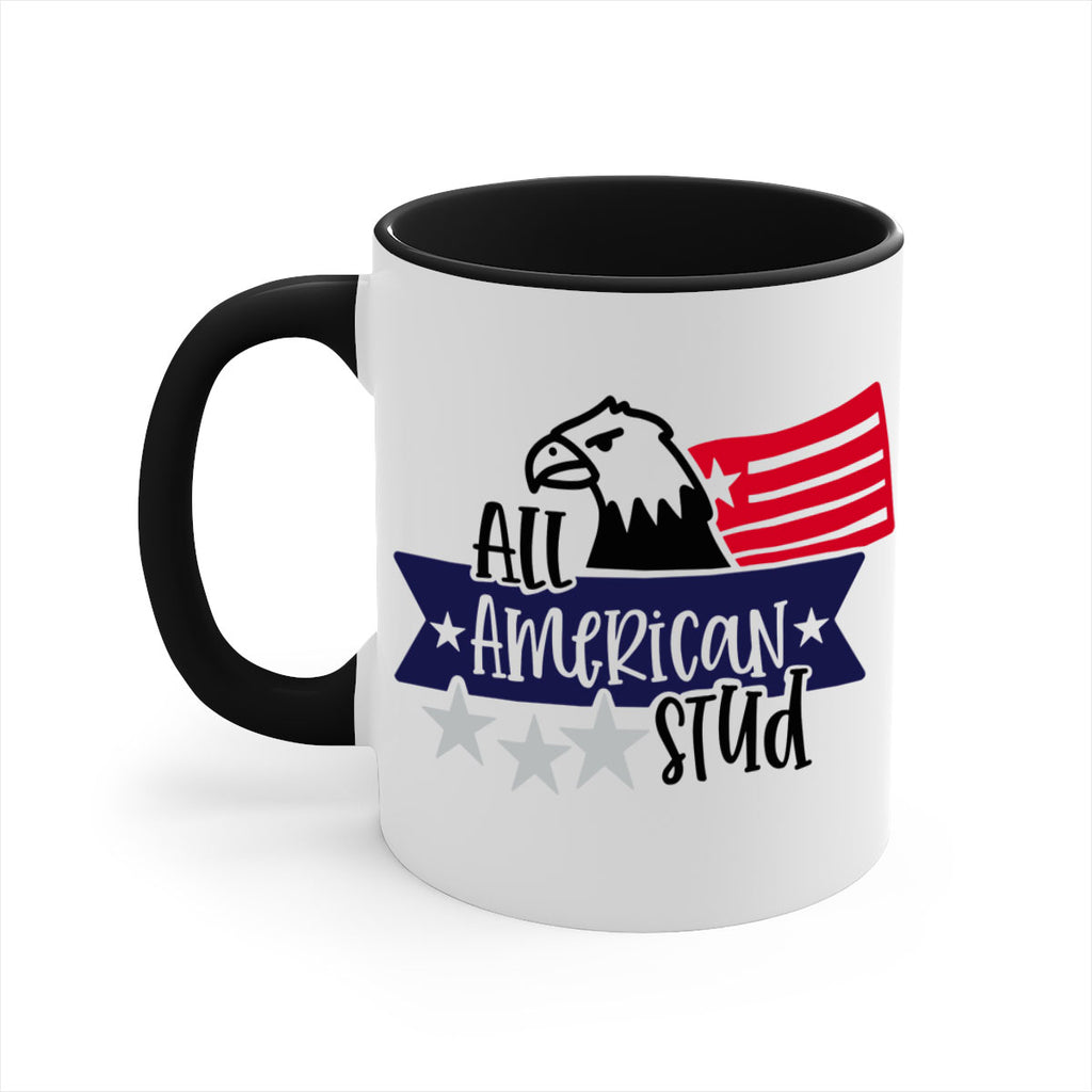 All American Stud Style 142#- 4th Of July-Mug / Coffee Cup
