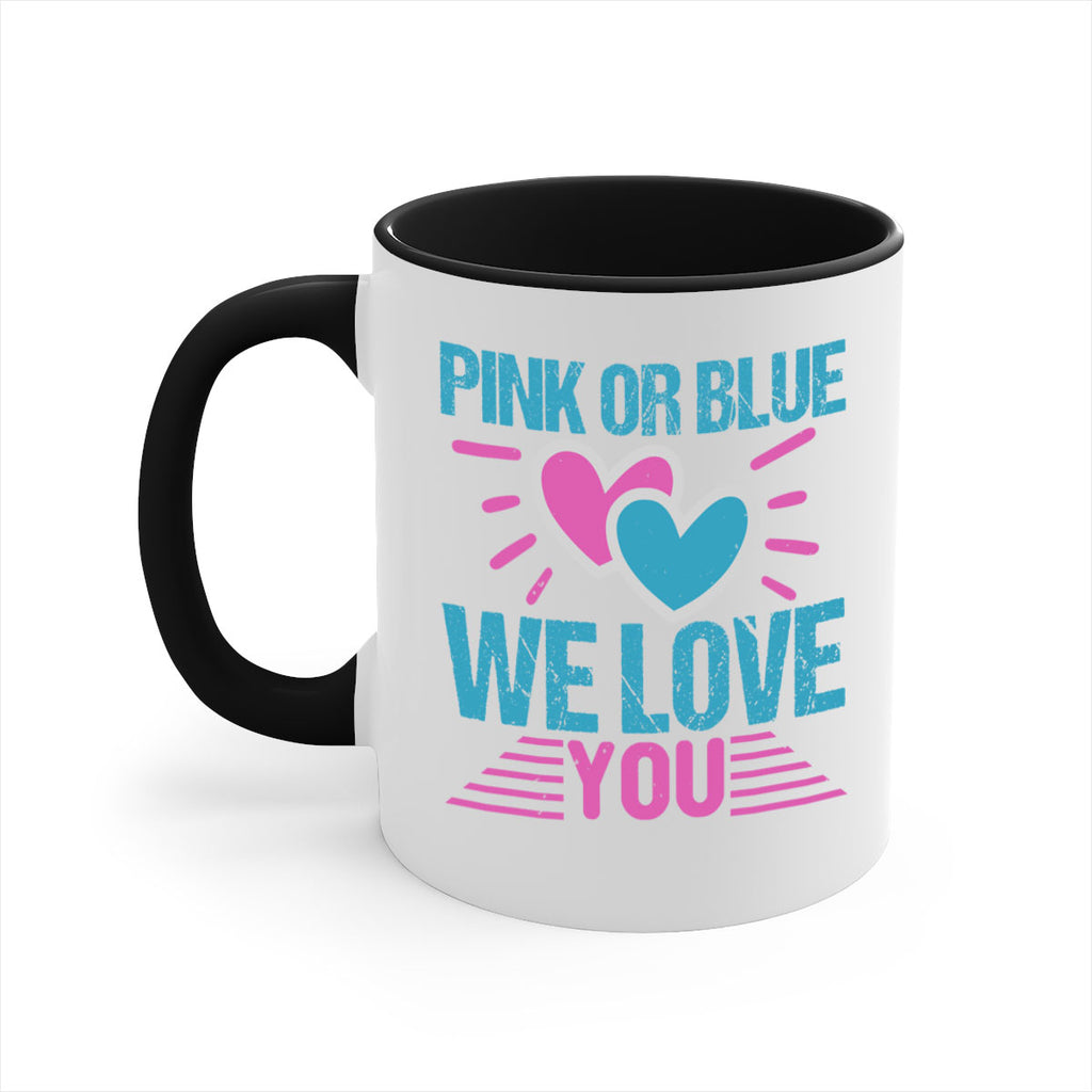 Pink or Blue we love you Style 177#- baby2-Mug / Coffee Cup