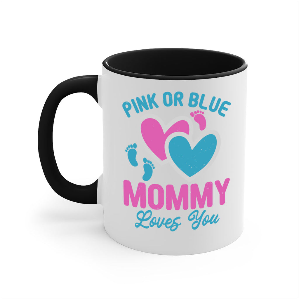 Pink or blue mommy loves you Style 180#- baby2-Mug / Coffee Cup