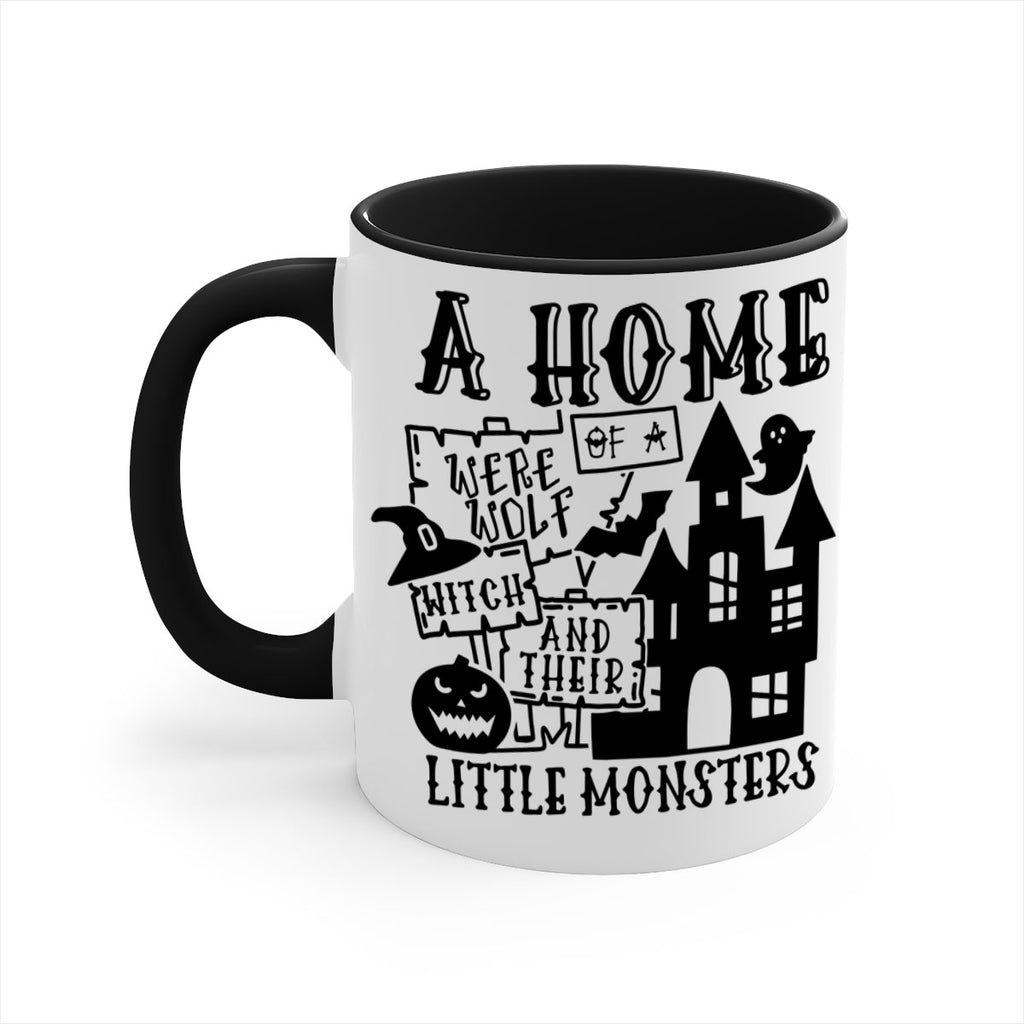 a home of a were wolf witch and their little monsters 96#- halloween-Mug / Coffee Cup