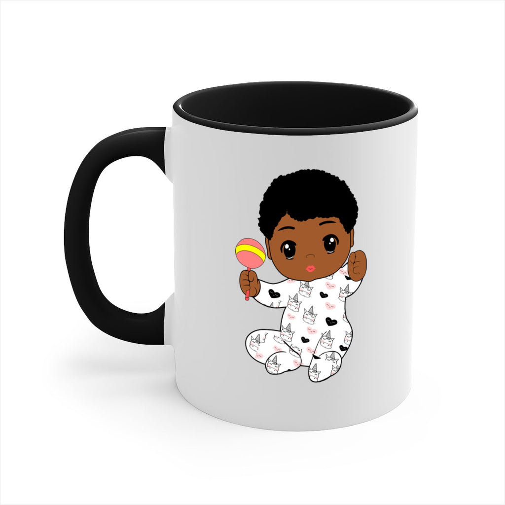 black baby boy 7#- Black men - Boys-Mug / Coffee Cup