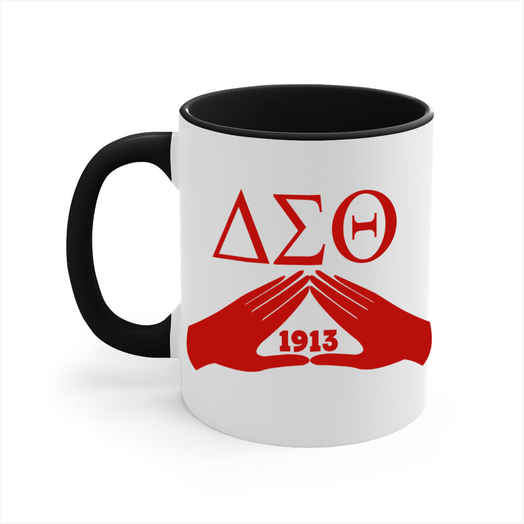 delta sigma theta 8#- black words - phrases-Mug / Coffee Cup