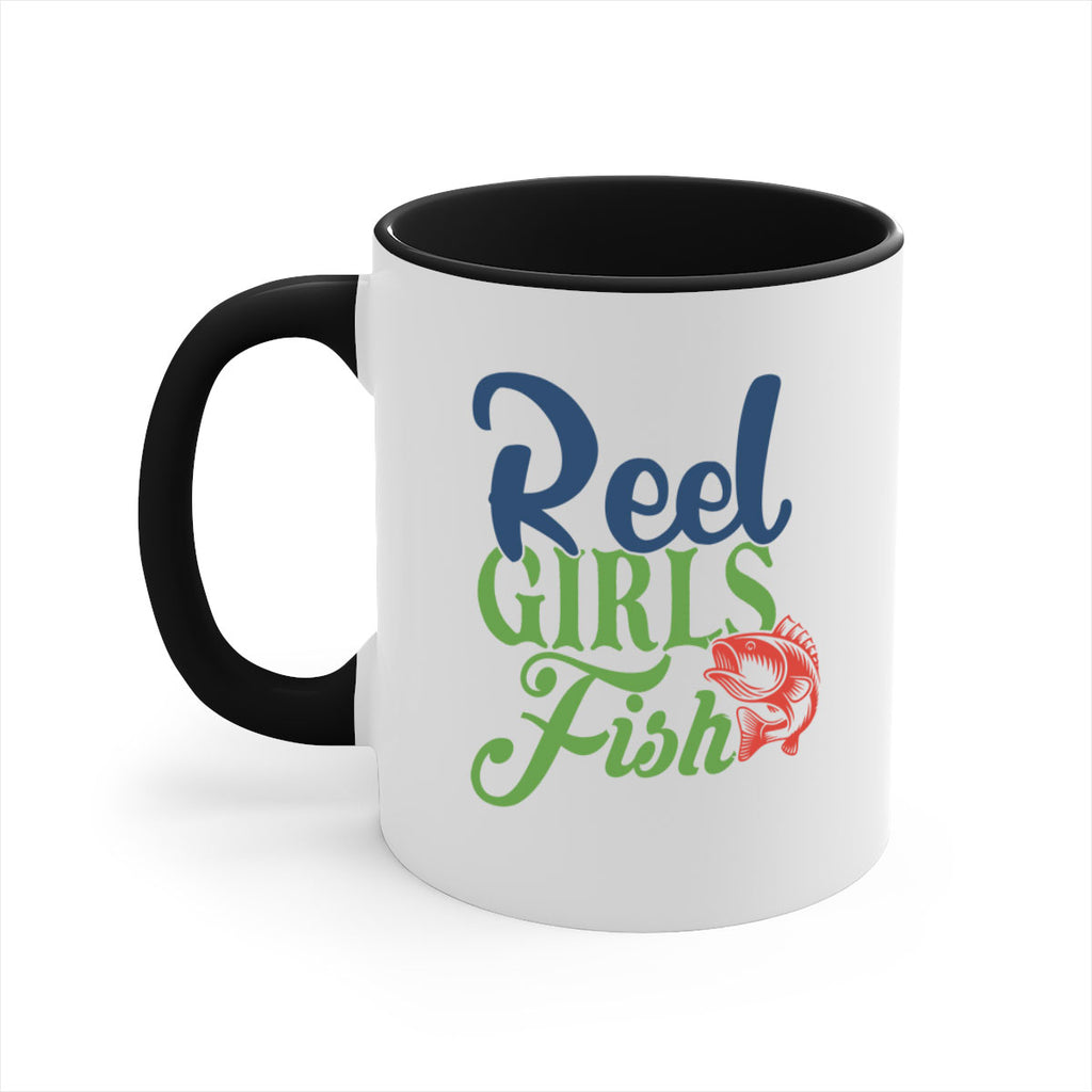 reel girls fish 199#- fishing-Mug / Coffee Cup