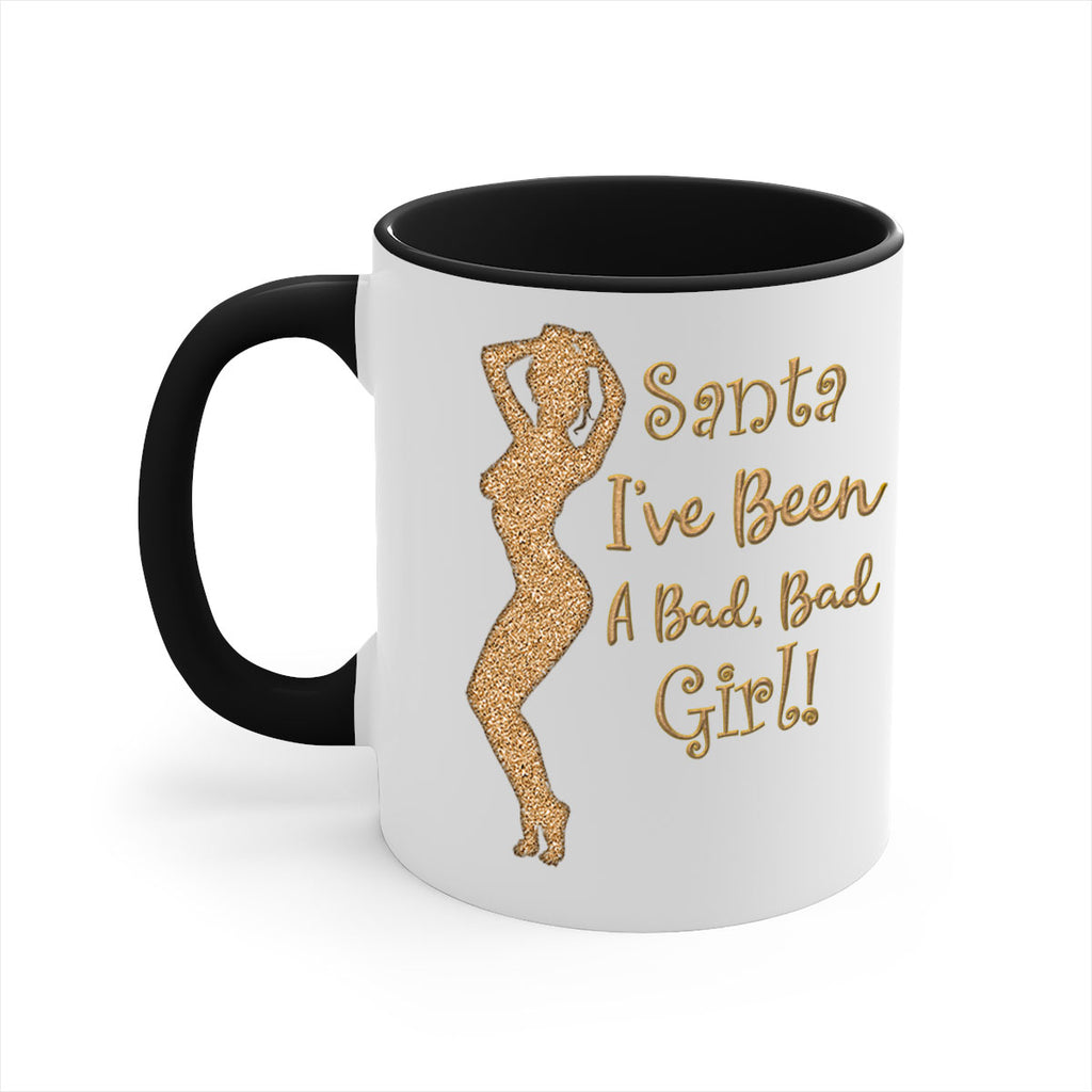 santa ive been a bad girl gold 448#- christmas-Mug / Coffee Cup