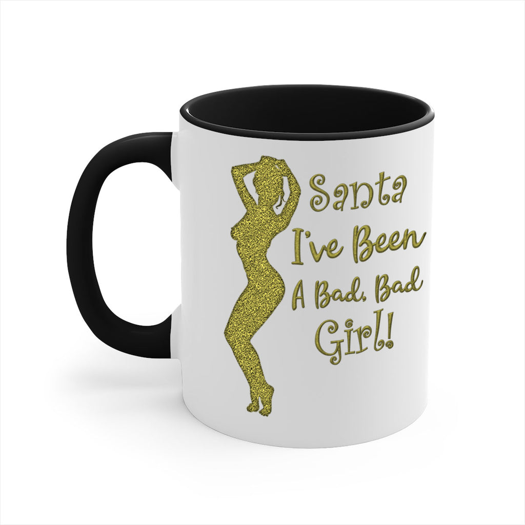santa ive been a bad girl green 447#- christmas-Mug / Coffee Cup