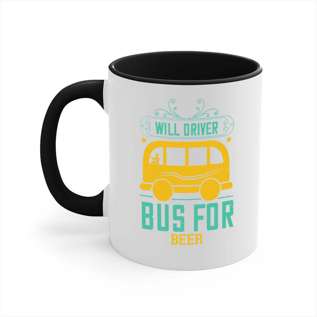 will driver bus for beer Style 6#- bus driver-Mug / Coffee Cup