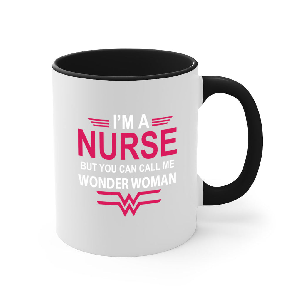 I am nurse but you can call me wonder woman Style 327#- nurse-Mug / Coffee Cup