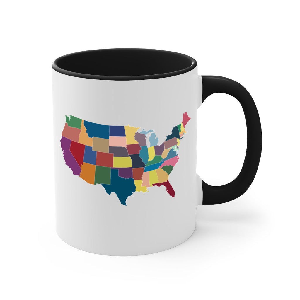 Separate Color Map Style 73#- 4th Of July-Mug / Coffee Cup