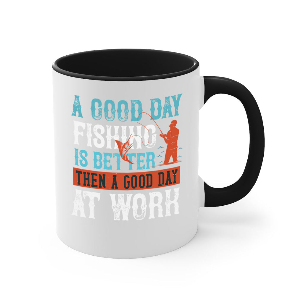 a good day fishing 186#- fishing-Mug / Coffee Cup