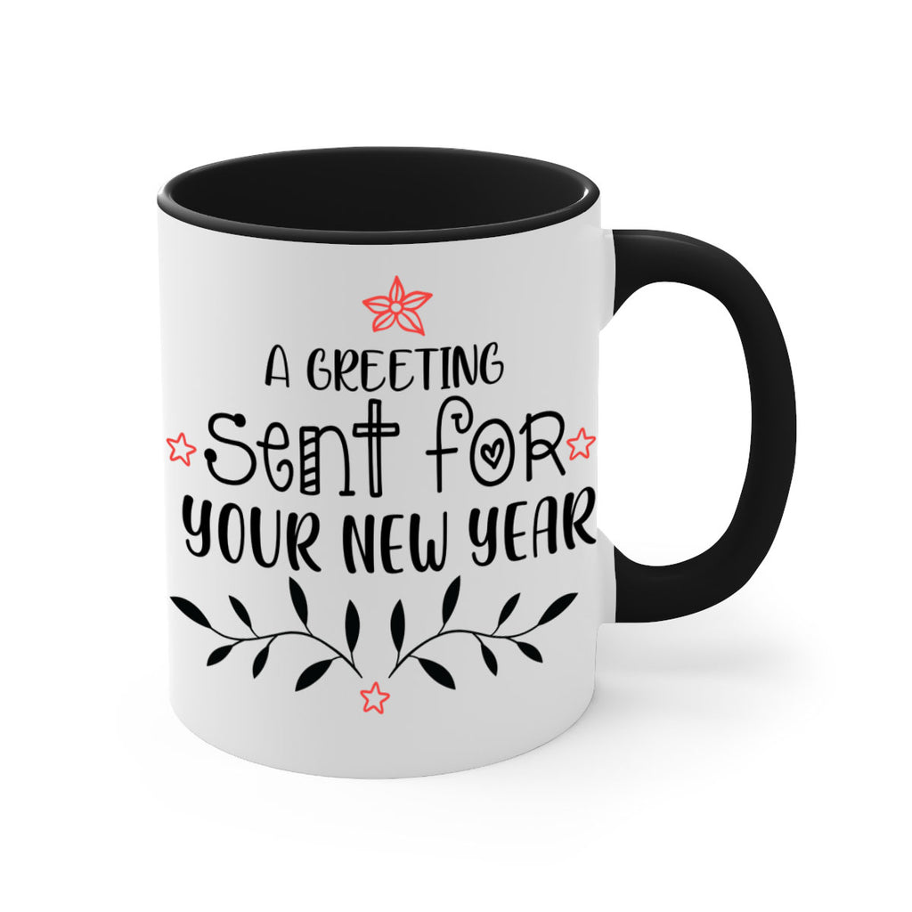 a greeting sent for your new year style 40#- christmas-Mug / Coffee Cup