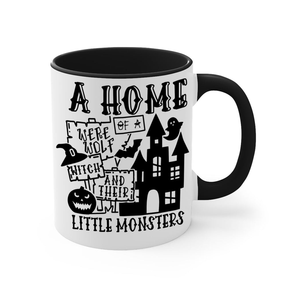 a home of a were wolf witch and their little monsters 96#- halloween-Mug / Coffee Cup