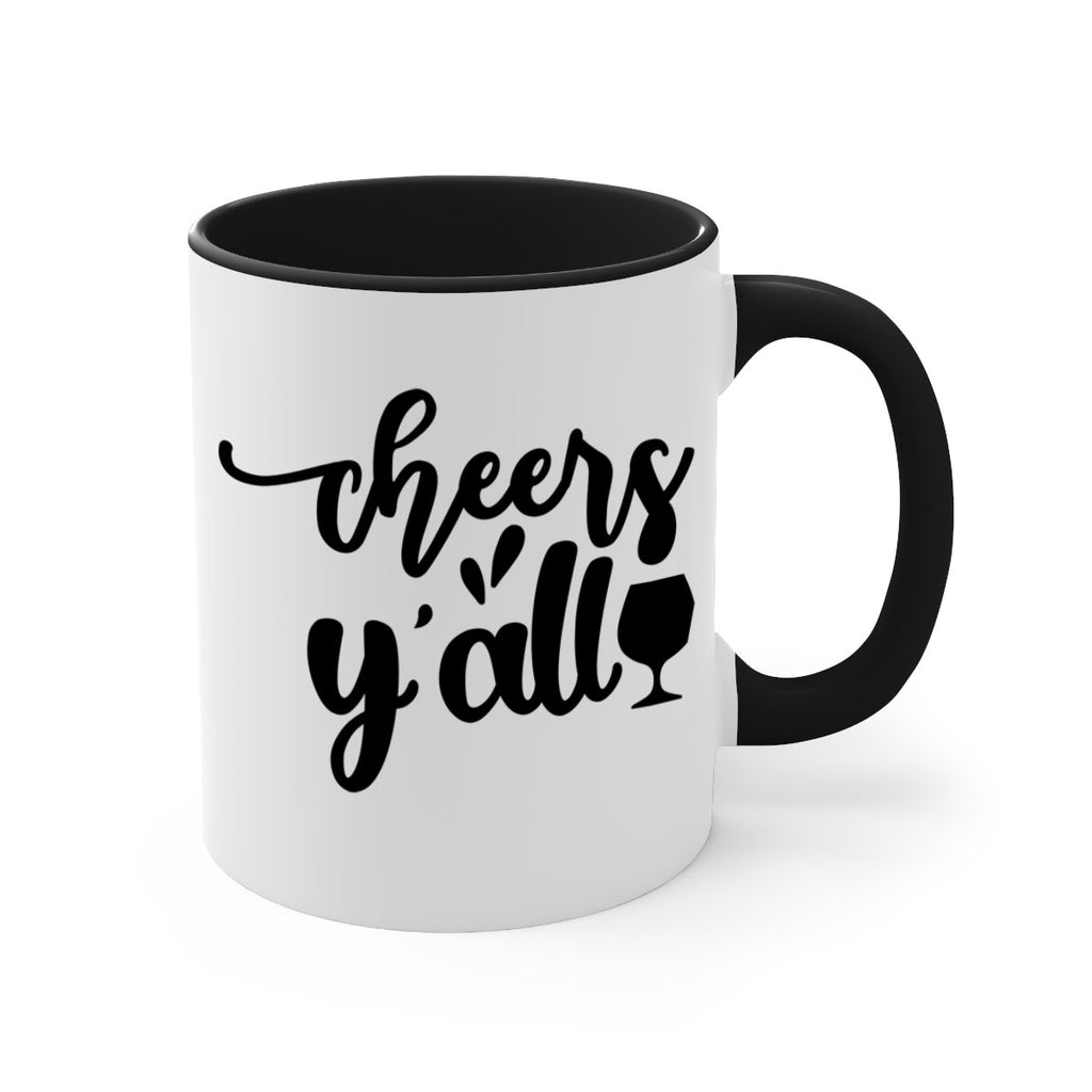 cheers yall 198#- wine-Mug / Coffee Cup