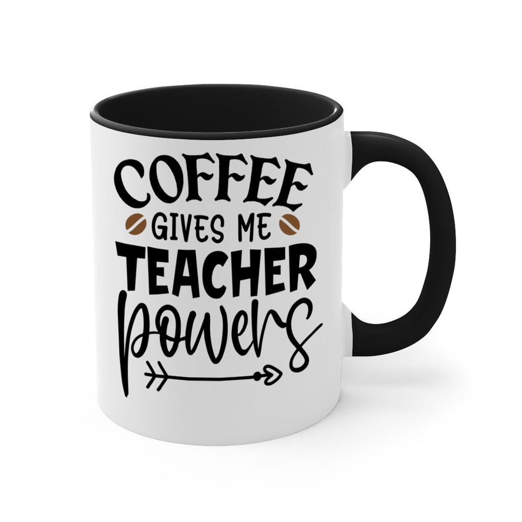 coffee gives me teacher powers Style 187#- teacher-Mug / Coffee Cup