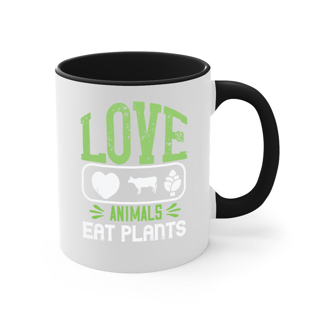 love animals eat plants 33#- vegan-Mug / Coffee Cup